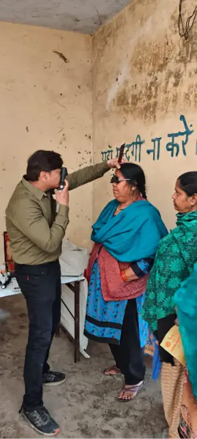 सारथी संस्था ने लगाया द्वितीय नेत्र ज्योति कैंप