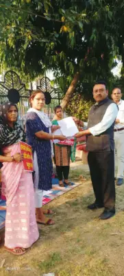 वीमेन वॉइस संस्था ने शिक्षा अधिकार को लेकर सिटी मजिस्ट्रेट को सौंपा ज्ञापन