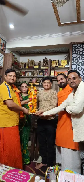 वैदिक ज्योतिष संस्थान पर मनाया परशुराम जन्मोत्सव