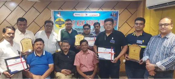 रोटरी मीन्स बिजनेस अवॉर्ड प्रोग्राम का सफलतापूर्वक आयोजन