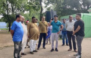 मोहर्रम के जुलूस मार्ग व कर्बला पहुंचकर अपर नगर आयुक्त ने किया निरीक्षण