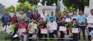 एक पेड़ मां के नाम का वेट लिफ्टिंग और पावर लिफ्टिंग टाइटल सचिन चौधरी के नाम