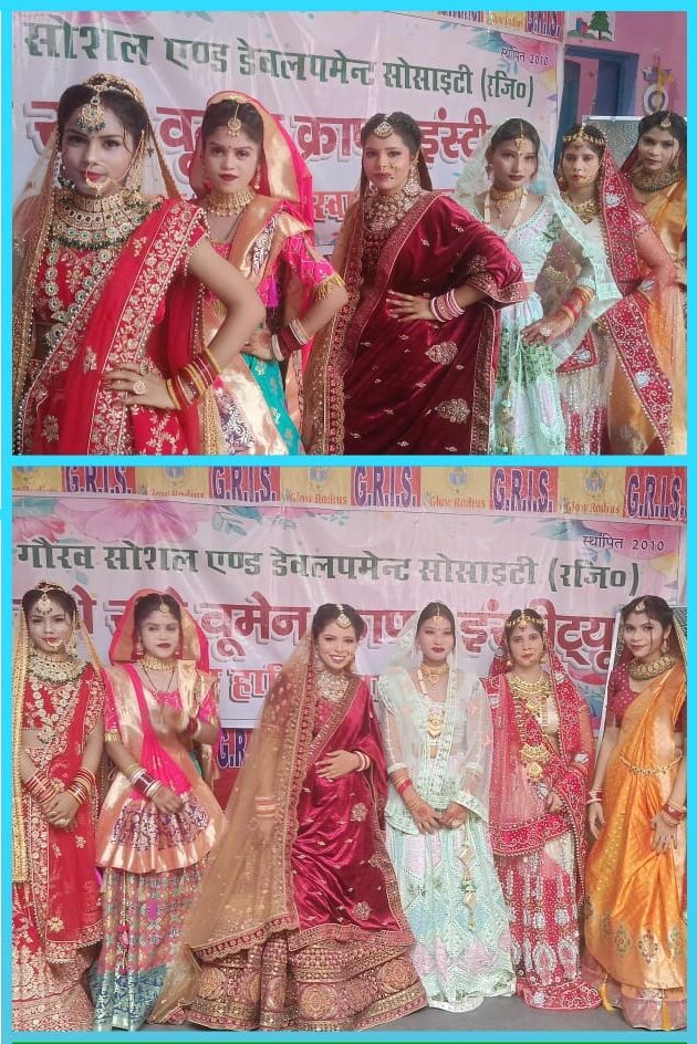 ग्लो रेडियस इंटरनेशनल स्कूल में ब्यूटी और सिलाई प्रतियोगिताएं हुई आयोजित