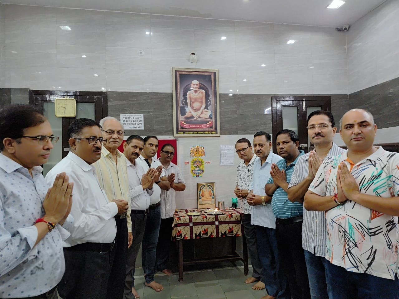 श्री शांति सागर महाराज का जैन धर्मार्थ औषधालय परिसर में मनाया गया 70वां समाधि दिवस