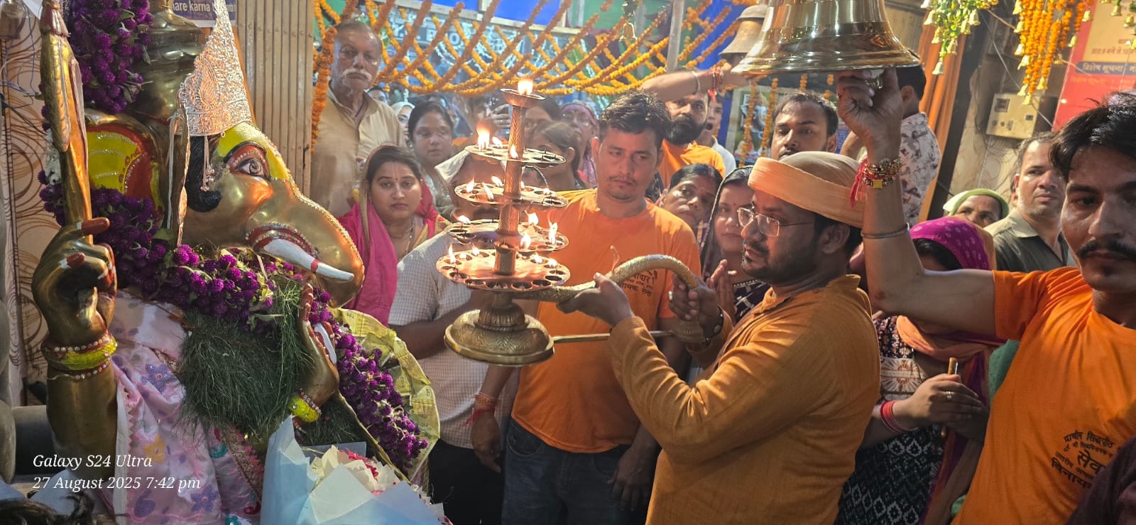 अचलताल स्थित प्राचीन सिद्धपीठ गणेश मंदिर में 14 दिवसीय गणेश महोत्सव का हुआ शुभारंभ