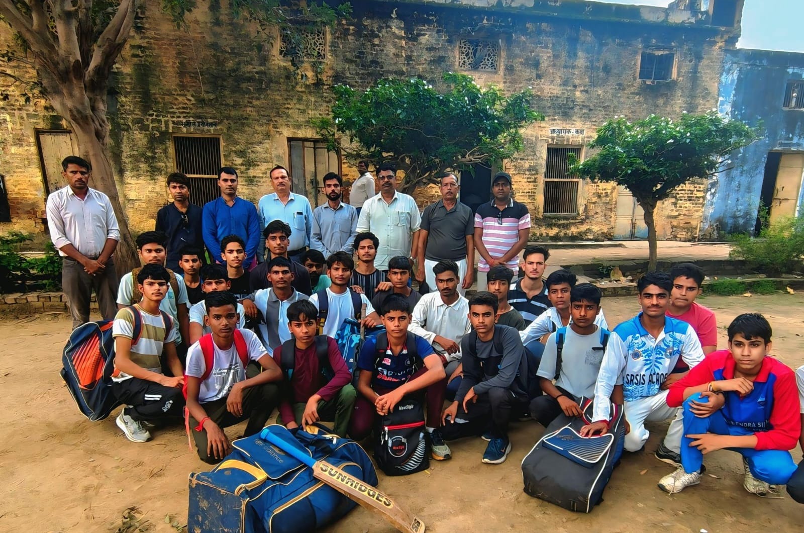 तहसील स्तरीय क्रिकेट प्रतियोगिता का ट्रायल हुआ संपन्न