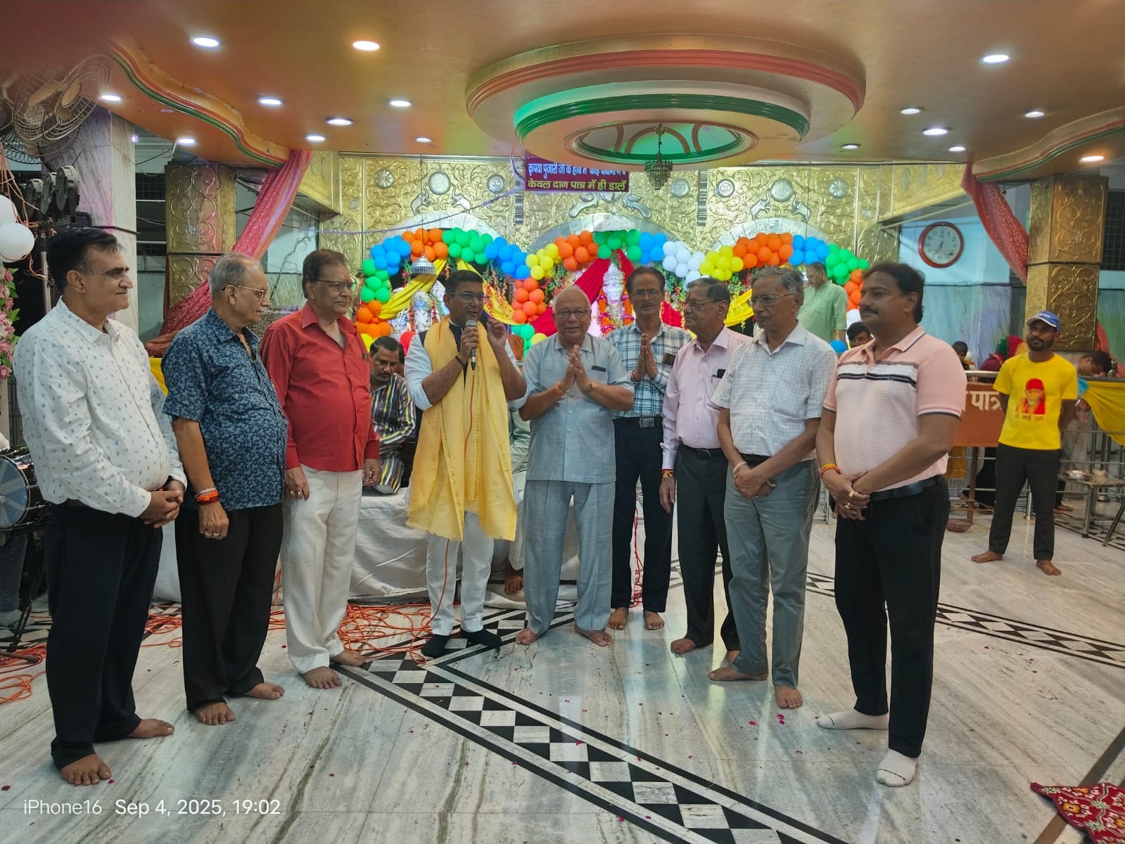रजत जयंती वर्ष के रूप में मनाया गया श्री साई बाबा सारसौल मंदिर का 25वां स्थापना दिवस