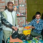 जन कल्याण समिति ने टीबी पीड़ित सुशील को प्रदान किया दो महीने का राशन