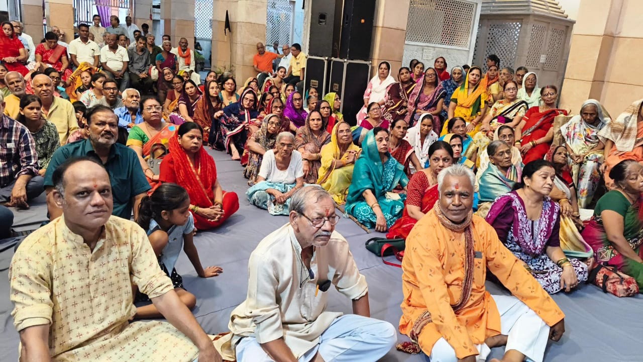 श्री अखलेश्वर महादेव मंदिर में भागवत कथा का द्वितीय दिवस हुआ सम्पन्न